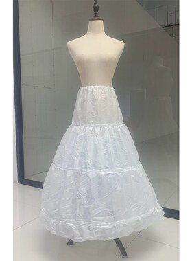 儿童礼服85公主裙演出服裙撑表演洛丽塔裙撑蓬蓬裙效果长裙短裙裙
