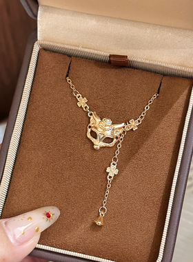 金店爆款狐狸面具手链国风东方神秘感仙气流苏狐狸吊坠结婚三金女