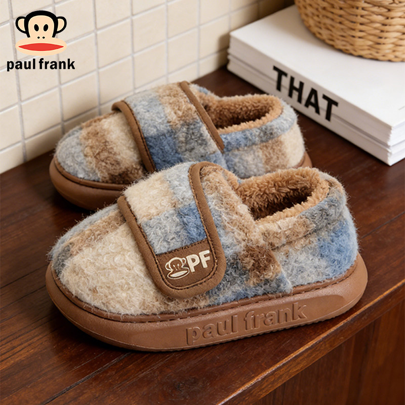 大嘴猴棉拖鞋新款秋冬季女包跟月子鞋加厚保暖居家情侣毛毛棉鞋男,淘宝优惠券,粉丝福利购,淘宝优惠卷