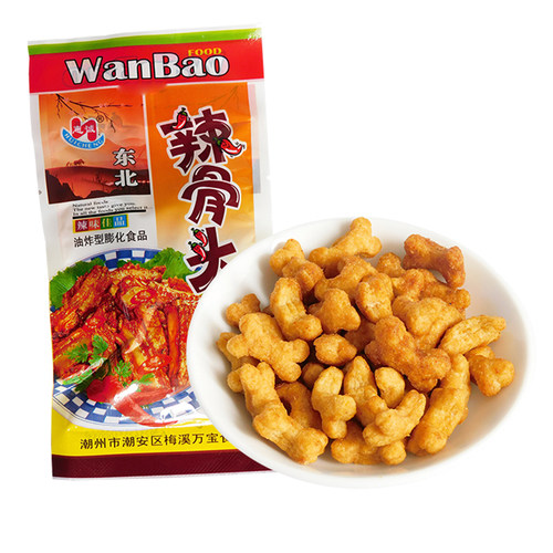 辣骨头小零食80后童年怀旧食品小吃小时候休闲吃货大全各种美食 - 图0