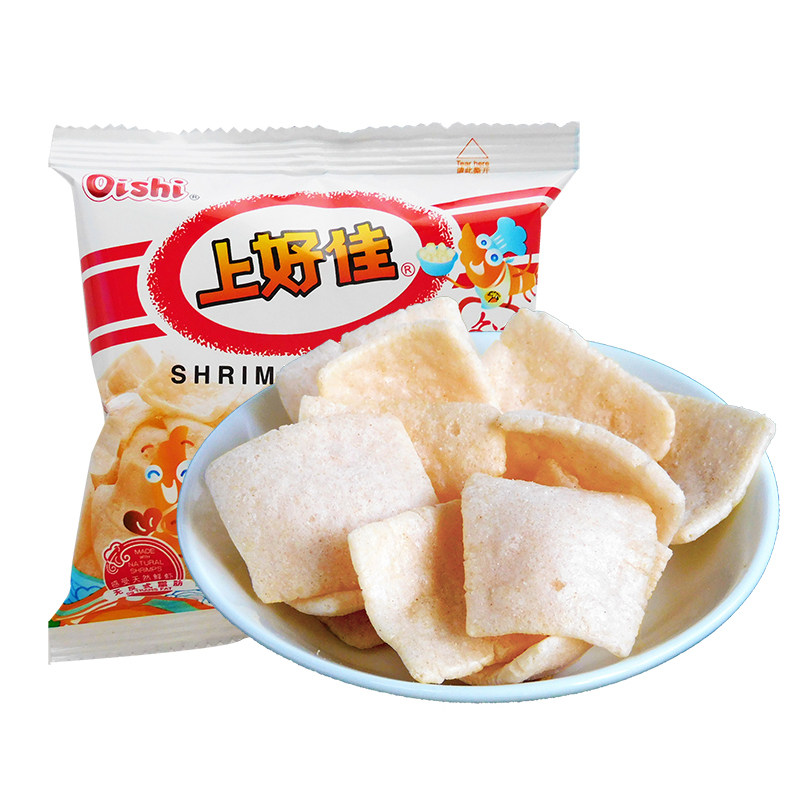 上好佳鲜虾片薯片小零食休闲食品办公室超好吃 80后怀旧解馋小吃