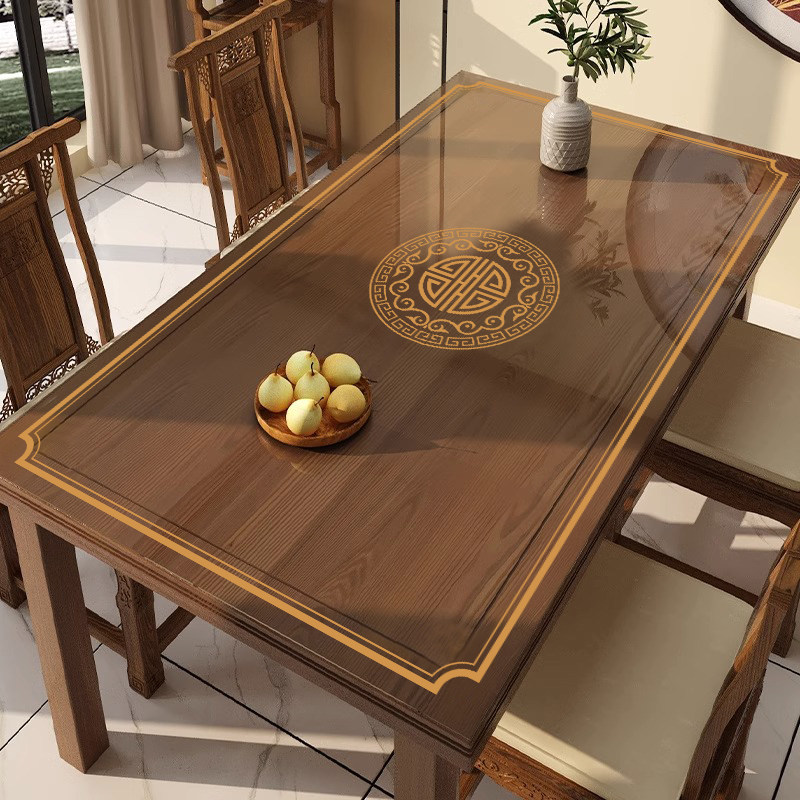 透明桌垫新中式防水防油防烫免洗桌布软玻璃茶几桌面保护垫餐桌垫,淘宝优惠券,粉丝福利购,淘宝优惠卷