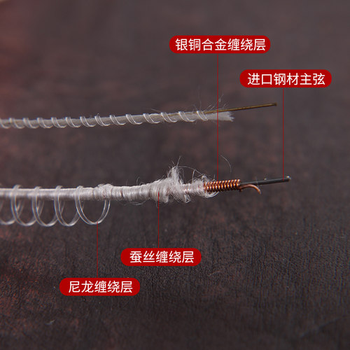 古筝琴弦 单根/1-5/1-21全套 通用 专业古筝弦 - 图1