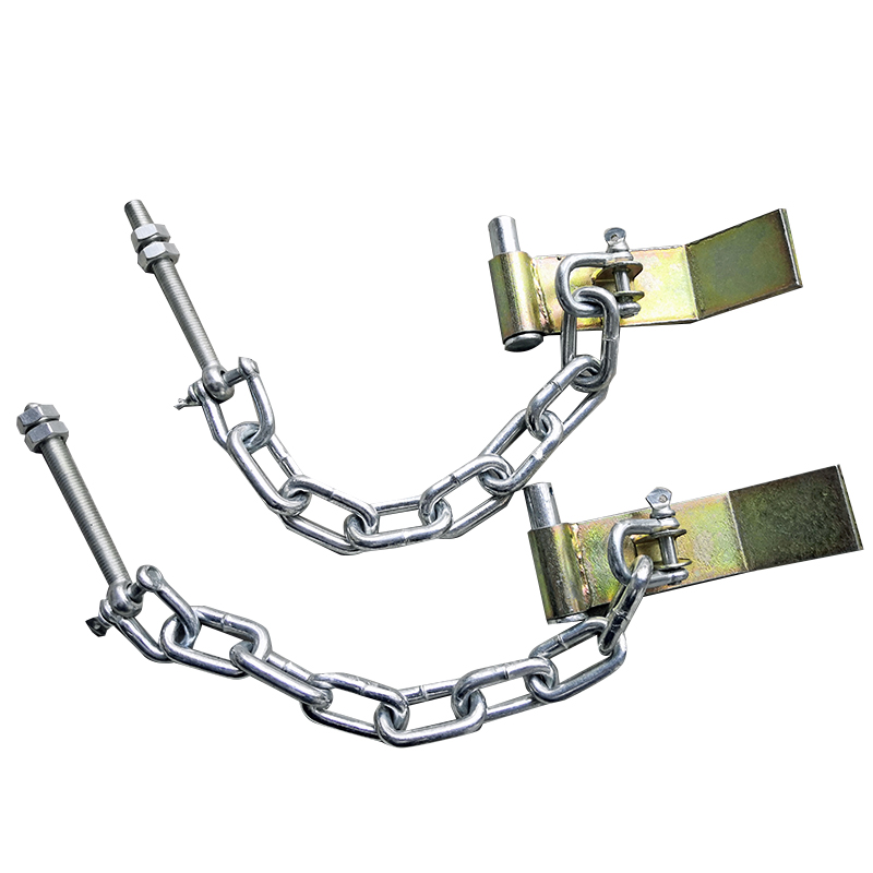 工地三轮车货箱链钩一对 7节链子挂钩工程电动自卸翻斗车门配件 - 图2