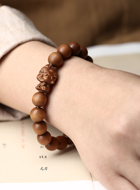南木匠情侣老山檀本命佛手串