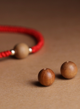 印度老山檀香单珠手链男女情侣款