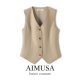 High-quality linen vest top