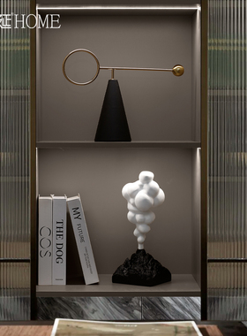 现代高级感小众火山喷发创意摆件