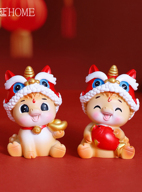 2026新年装饰国潮马年吉祥物摆件