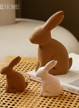 可爱客厅装饰品木质摆件