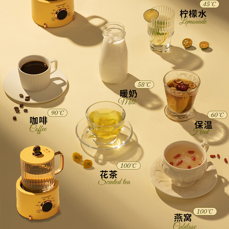 大宇养生壶办公室小型mini电热养生杯家用多功能煮茶器热牛奶Y01,淘宝优惠券,粉丝福利购,淘宝优惠卷