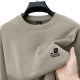 Woodpecker Heavy Pure Cotton and Velvet Round Neck Sweatshirt for Men