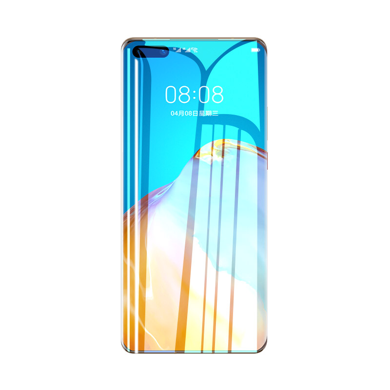 适用华为P40pro手机p40钢化水凝膜p40pro+前后全包一体膜p4opro全屏覆盖por十p40pr0曲面高清全包边蝴蝶贴膜 - 图3