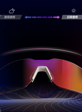 高特运动眼镜跑步太阳镜2025新款墨镜变色日夜两用马拉松67022