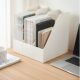 Japanese bookend white frosted transparent stationery file box