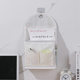 Fabric storage bag behind door hanging bag wall hanging