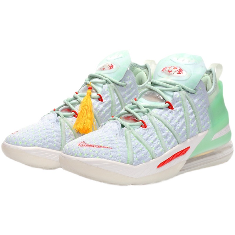 NIKE LEBRON LBJ18耐克詹姆斯18紫禁重器中国玉篮球鞋CQ9284-401-图3