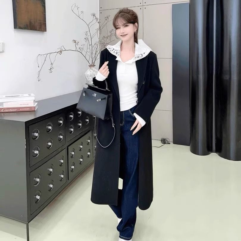 白色连帽长袖t恤秋衣女款2025年新款百搭设计感小众不撞款上衣服 - 图2