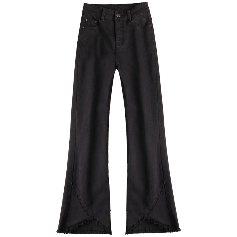 慕爱人微喇宽松2020秋季新款牛仔裤 慕爱人牛仔裤