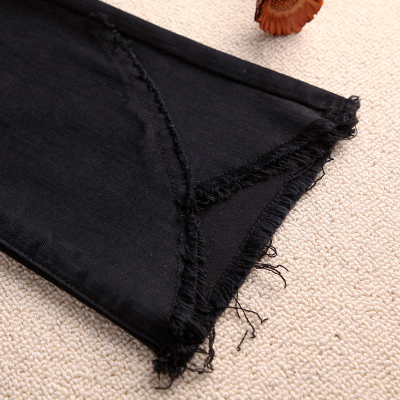 慕爱人微喇宽松2020秋季新款牛仔裤 慕爱人牛仔裤