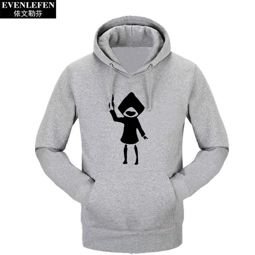 小小噩梦连帽衫卫衣男女游戏周边上衣服抓加绒外套带帽秋冬装套头 - 图3