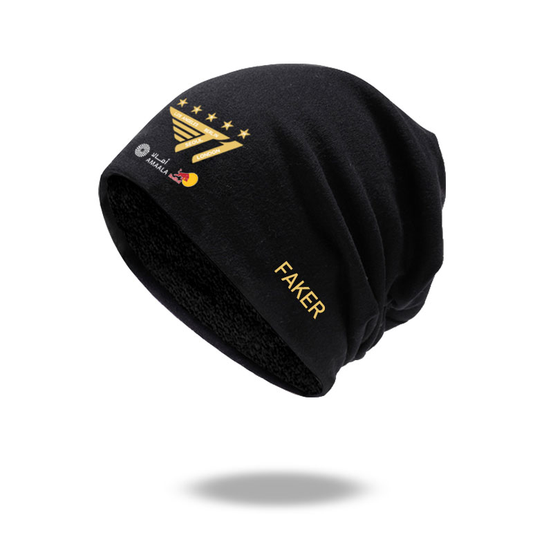 T1战队队服S15全球总决赛FAKER同款包头帽子男女保暖套头帽棉帽 - 图3