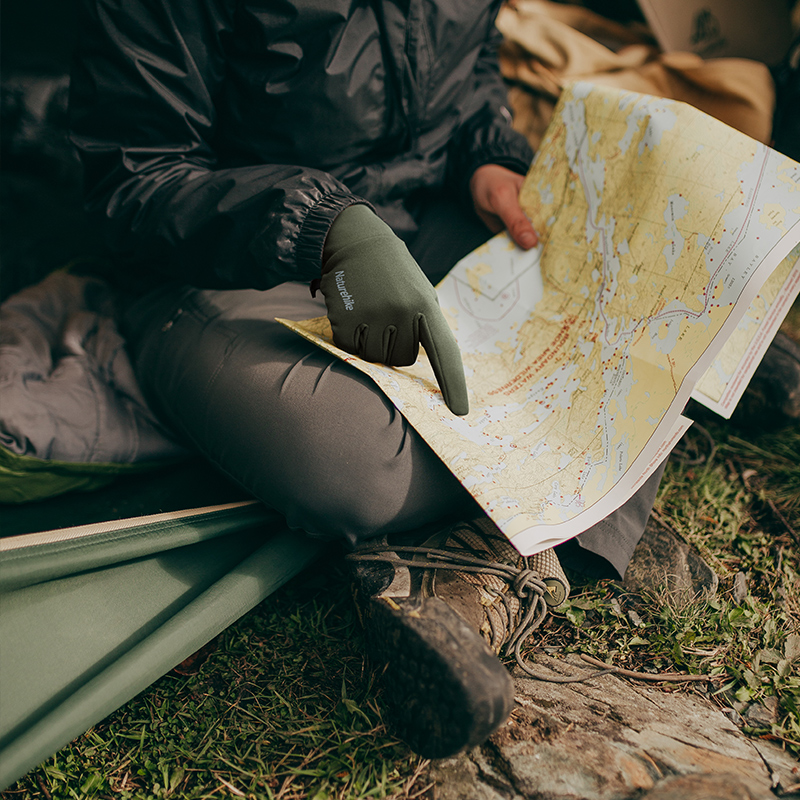 Naturehike挪客食指触屏防滑运动手套男户外跑步骑行女登山耐磨 - 图3