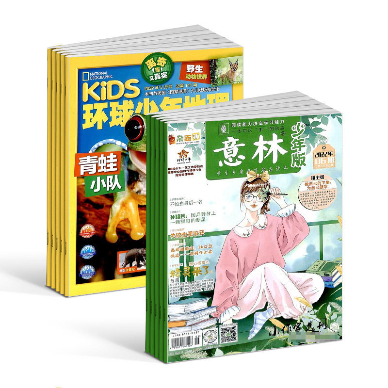 环球少年地理+意林少年版杂志组合 2026年一月起订 1年共36期 课外读物 青少年阅读写作作文 儿童科普百科书籍 杂志铺 全年订阅,淘宝优惠券,粉丝福利购,淘宝优惠卷