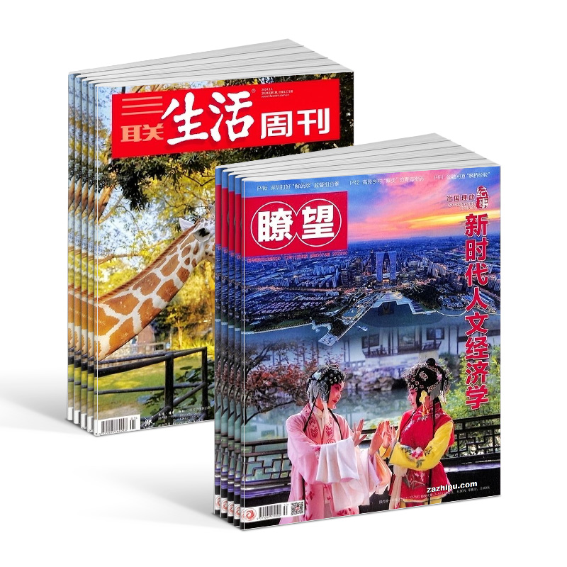 瞭望新闻周刊+三联生活周刊杂志组合 2024年7月起订 组合共104期 杂志铺 政治经济文化社会领域 重大时政新闻权威报道 - 图2