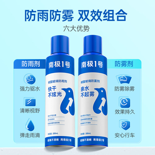 南极一号防雨剂汽车玻璃防雾剂车窗防雾喷剂后视镜防雨剂喷雾神器 - 图1