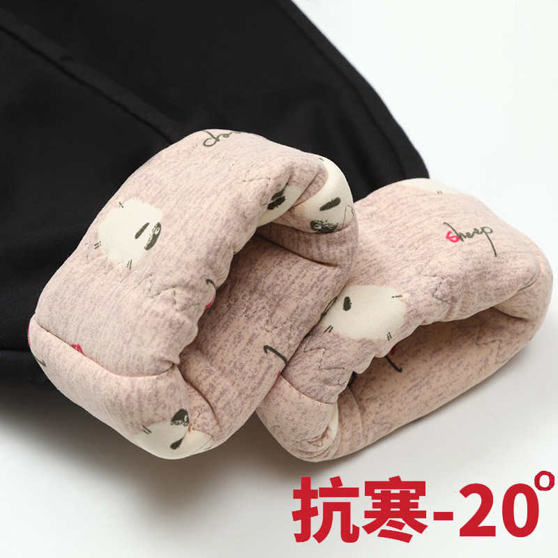 罗马蚕丝秋冬季外穿加绒胖mm打底裤 罗塔依曼打底裤