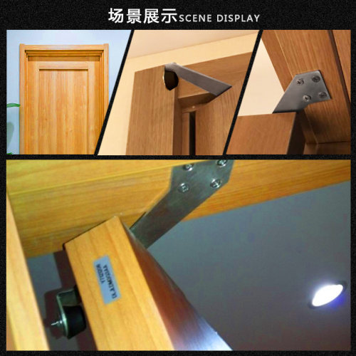 304不锈钢门碰加长门档防撞卫生间门顶橡胶门挡玻璃门门吸门阻 - 图3