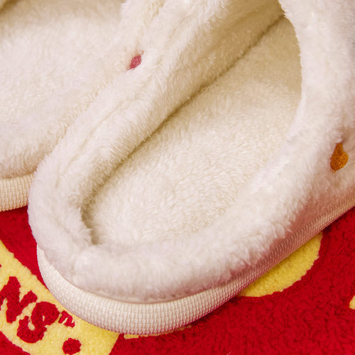 哈利波特比比多味豆毛毛拖鞋女款冬季保暖可爱加绒加厚毛绒ME正版 - 图1