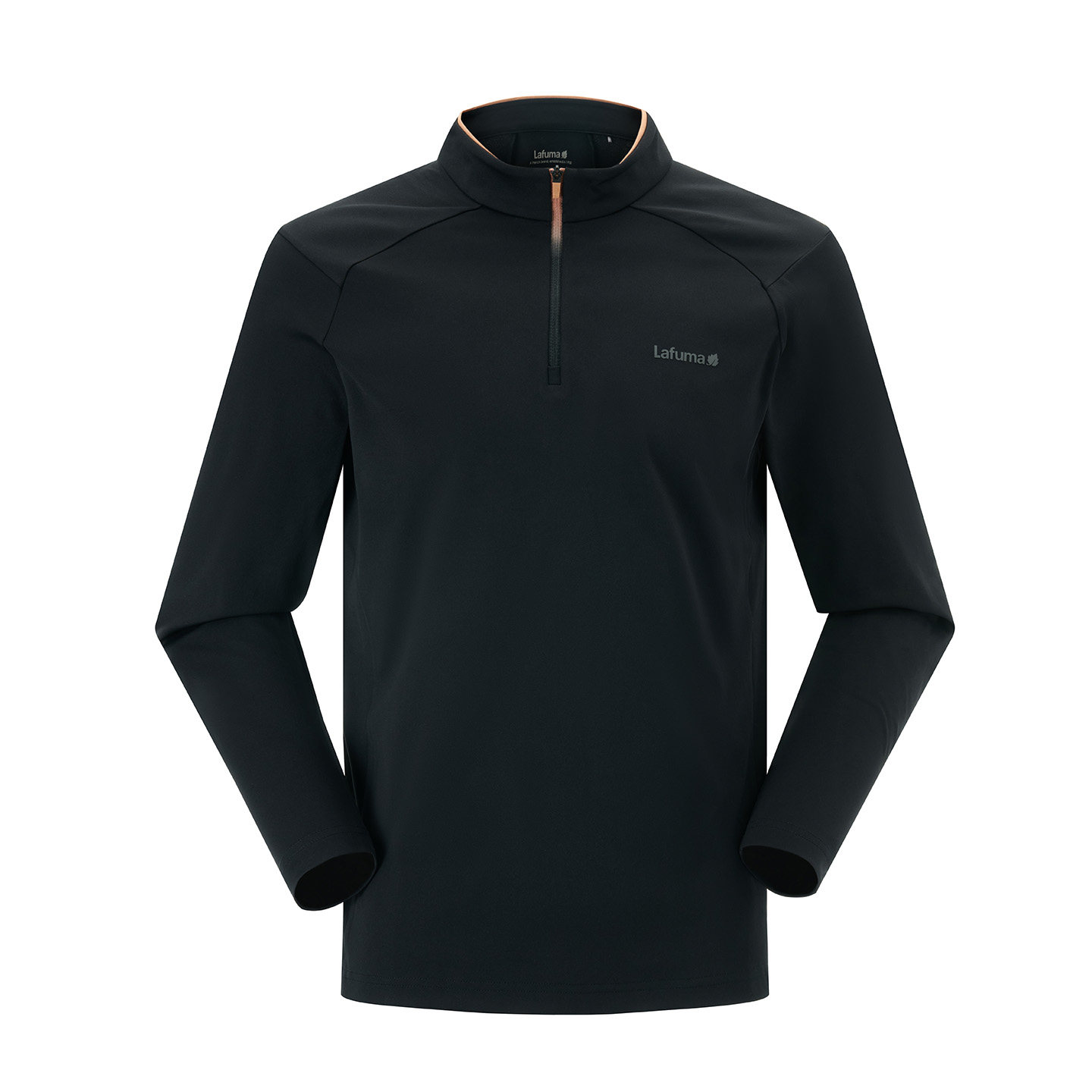 LAFUMA乐飞叶户外秋冬半拉链长袖T恤男士抗菌保暖打底衫上衣,淘宝优惠券,粉丝福利购,淘宝优惠卷
