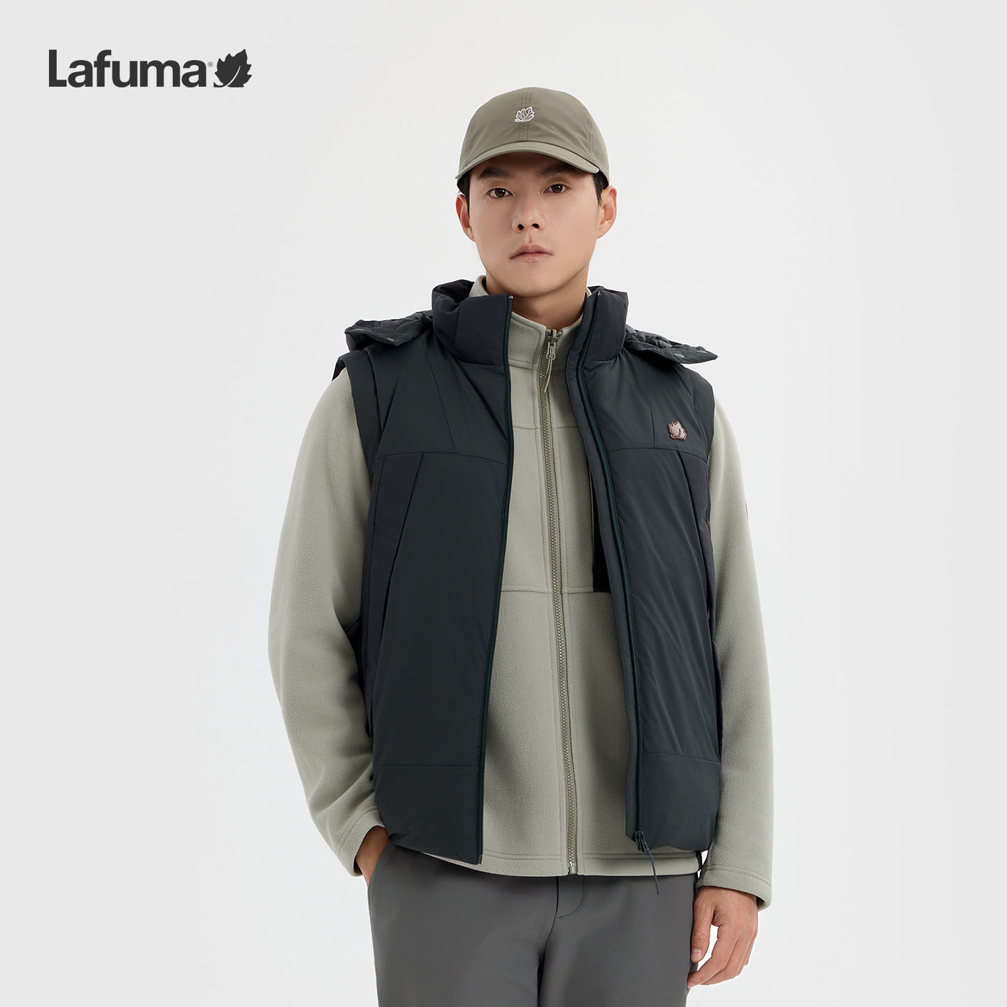 Lafuma/乐飞叶户外秋冬男士防泼水防风保暖羽绒马甲鹅绒背心外套,淘宝优惠券,粉丝福利购,淘宝优惠卷