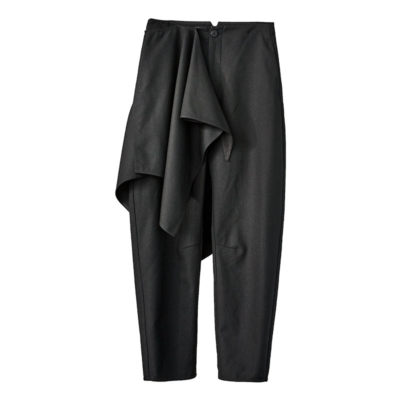 日着原创设计感女装2021羊毛裙裤 日着休闲裤