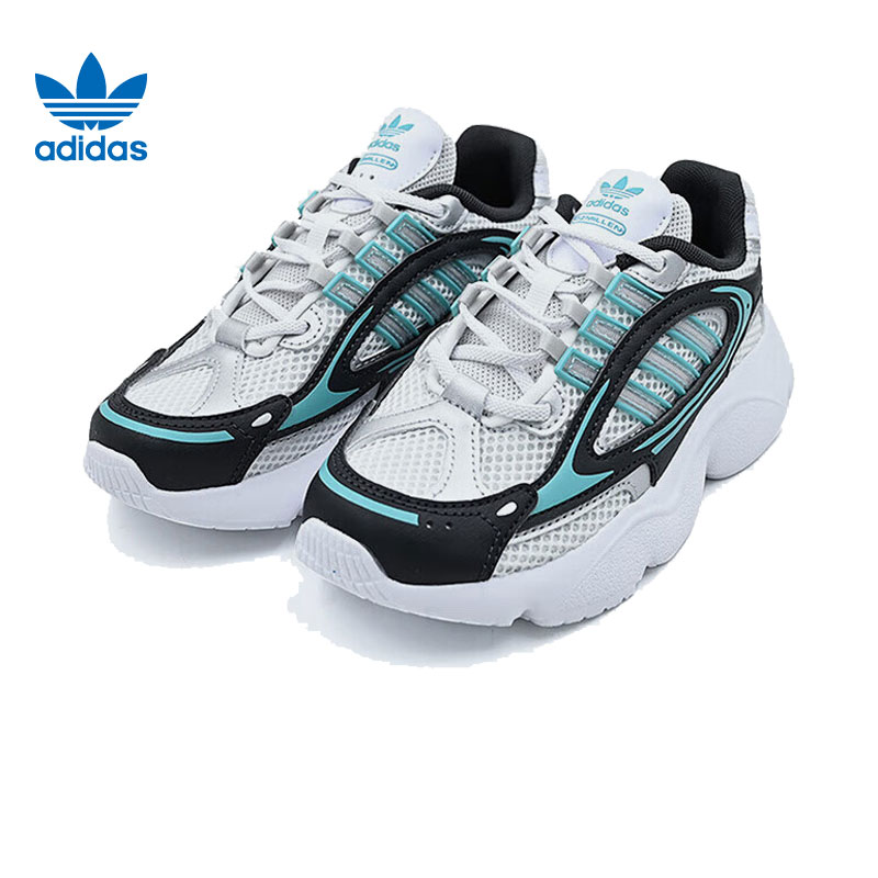 adidas阿迪达斯三叶草小童鞋OZMILLEN EL C运动休闲鞋JS0717 - 图0