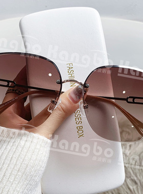 百飒偏光多变形女太阳镜墨镜