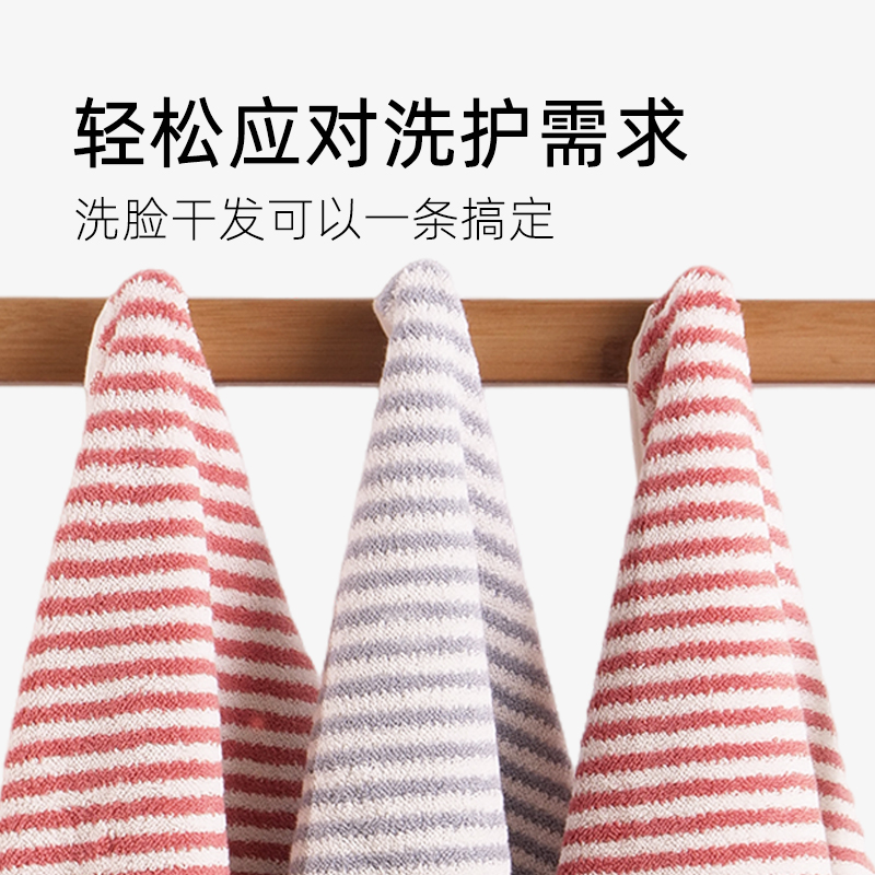 LOFTEX/亚光毛巾纯棉条纹成人男女洗脸家用吸水擦脸面巾洗澡巾