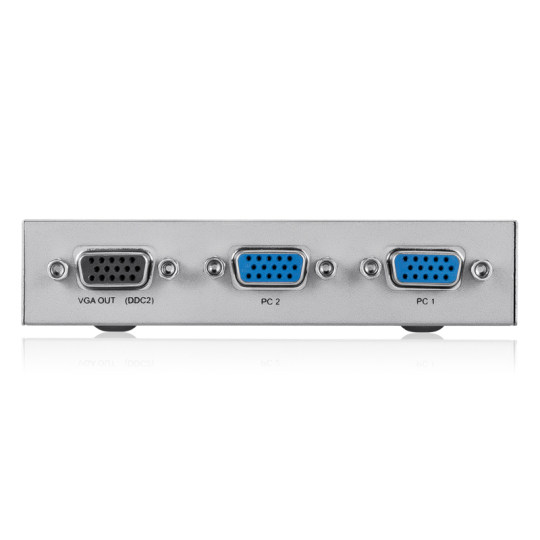 Dite two port vga switch into 1 out screen host