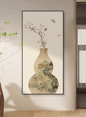 茶室新中式装饰画走廊壁画过道