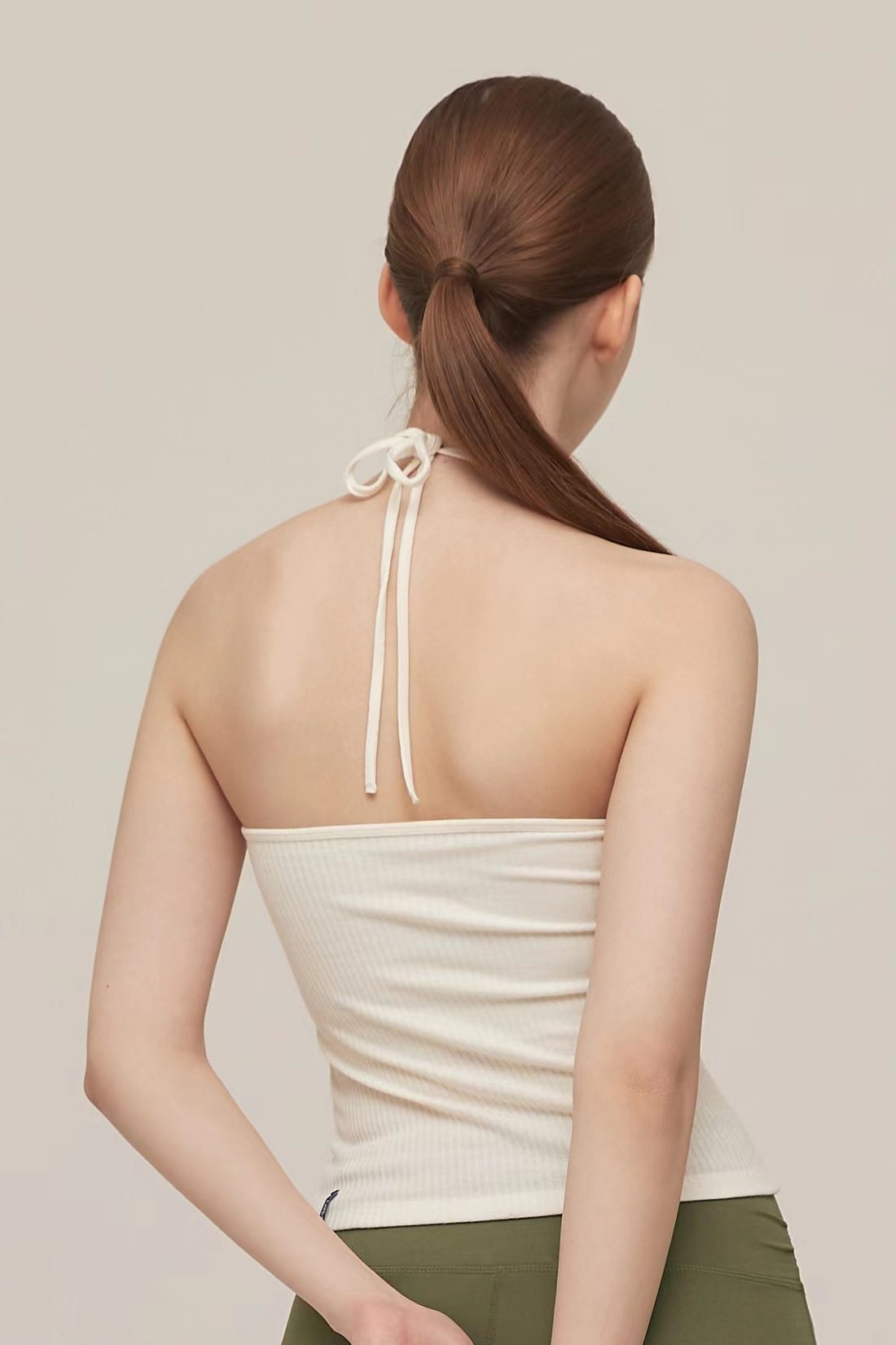 韩国parsley好看的瑜伽背心女挂脖螺纹性感上衣带胸垫舞韵普拉提,淘宝优惠券,粉丝福利购,淘宝优惠卷