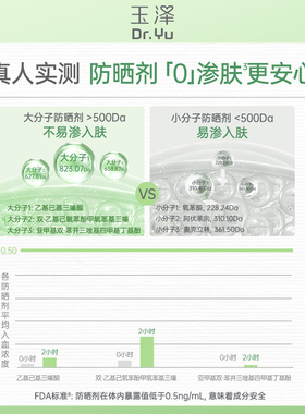 【秒杀】玉泽500光电防晒乳敏感肌大分子防晒霜户外通勤清透舒缓