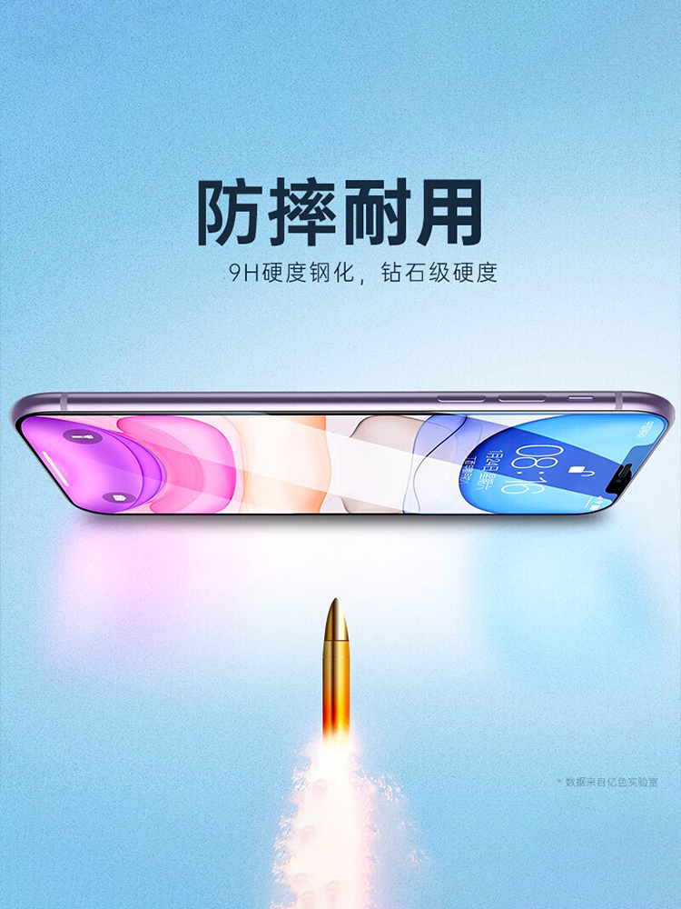 适用于红米7A钢化膜redmi7手机保护贴膜Note7Pro全屏防爆玻璃Note7屏幕防摔抗蓝光HM7防指纹膜 - 图1