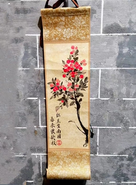 迷你挂壁半生熟宣纸中国古风