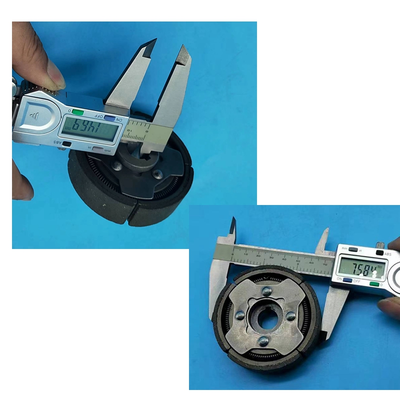 高品质小型汽油微耕机刹车块EC08离合器块甩块 4片式日本工艺-图1