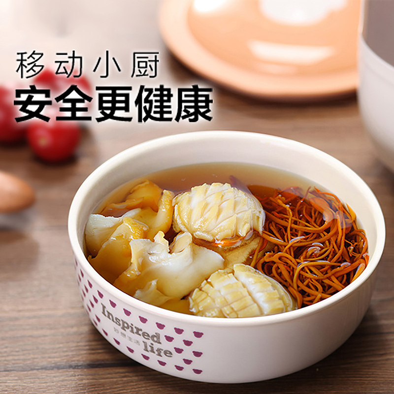 小熊电热饭盒双层保温饭盒可插电加热上班族蒸煮带饭神器煮饭锅 小熊电热饭盒双层保温饭盒可插电加热上班族蒸煮带饭神器煮饭锅