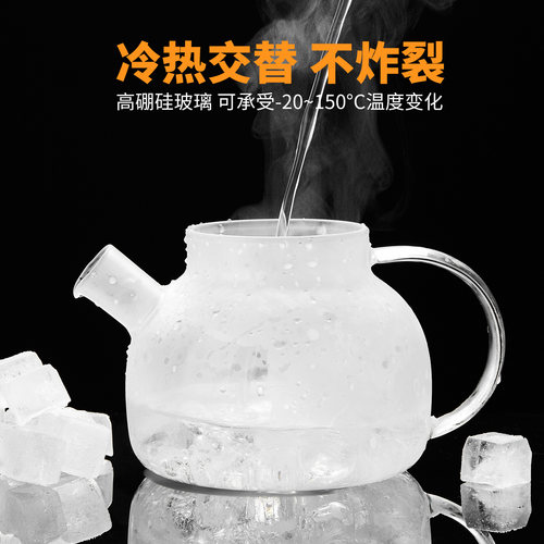 玻璃茶壶加厚茶水分离大泡茶壶家用电陶炉烧水壶花茶茶具专用新款 - 图2