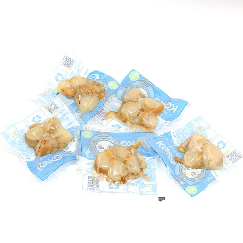 大连獐子岛虾夷全贝零食海鲜零食即食虾夷扇贝原味香辣味贝贝虾 - 图3