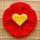 Waffle silicone mold rectangular high temperature resistant mold